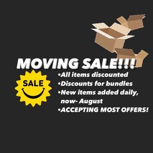 MOVING SALE! All items must go!